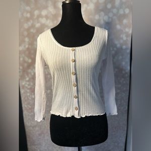 White 3/4 Long Sleeve